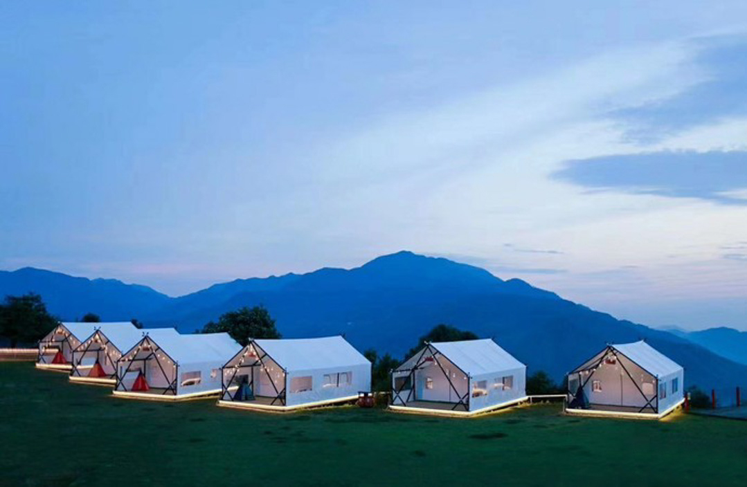 杭州富阳永安山滑翔伞营地